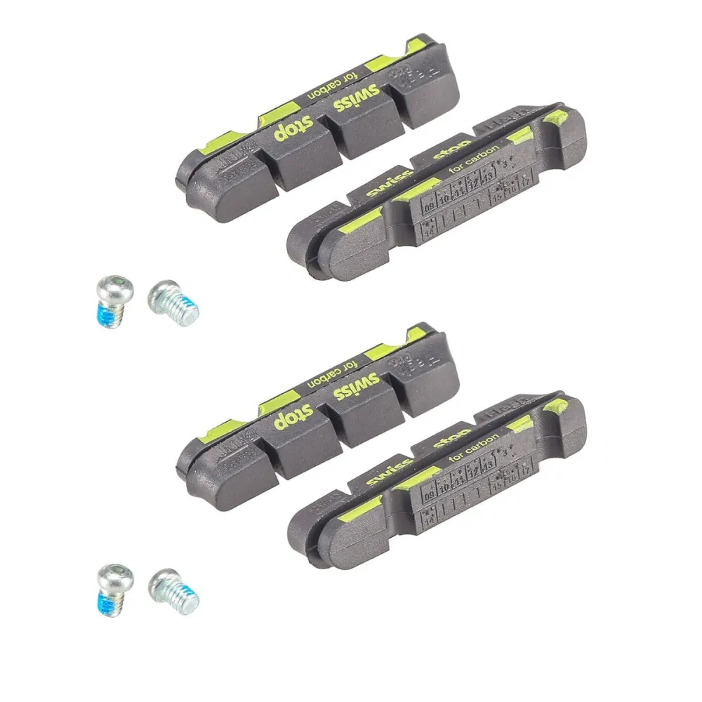 Sada 4 bot SWISS STOP FLASH Black Carbon
