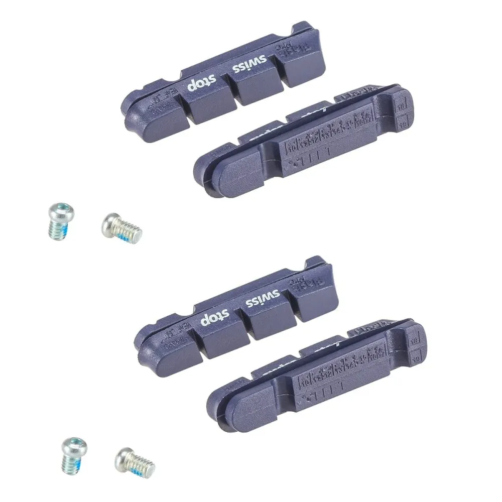 Sada 4 bot SWISS STOP FLASH Blue Aluminium