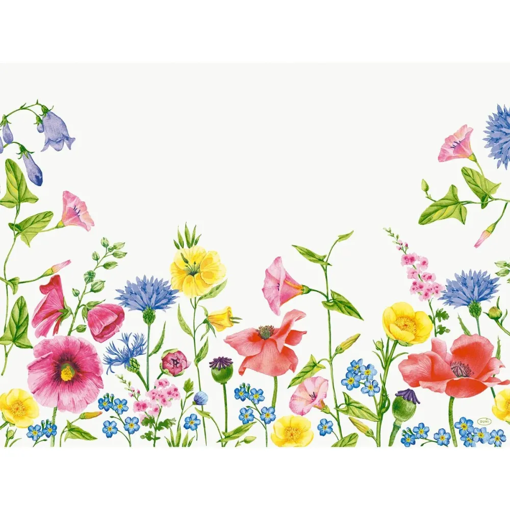 Paper table sets 30x40cm Flowy Meadow | Pack (250 pieces)