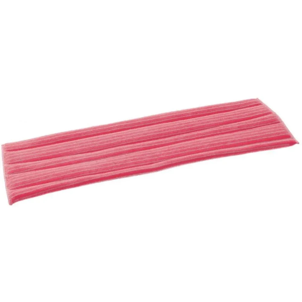 Taski Běžný DAMP MOP 40 cm - red, Velcro microfiber cover moisture cleaning 99 % bacterial recording, 79 g | Pack (1 piece)