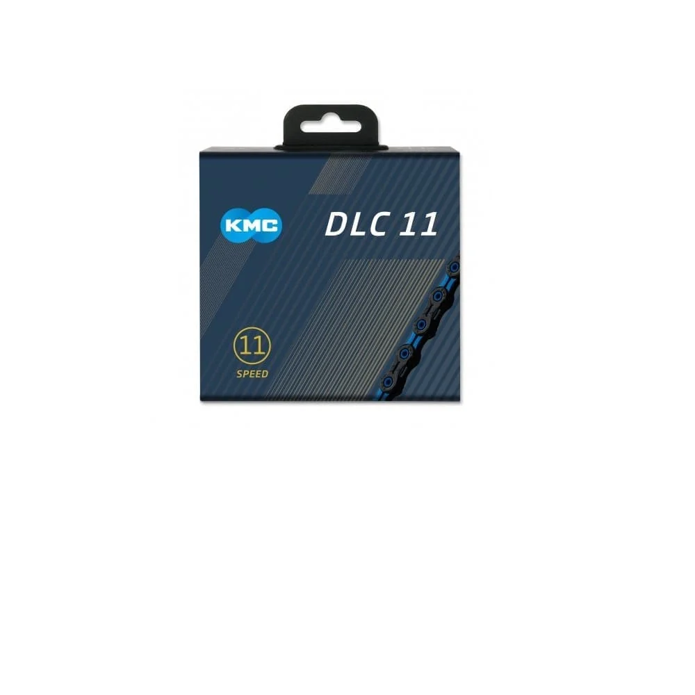 11V řetěz KMC DLC11 černý/modrý