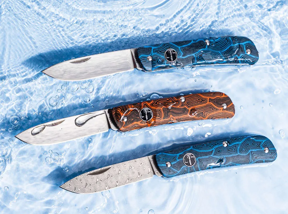 Nůž Böker Plus Tech Tool Orange Damast G10