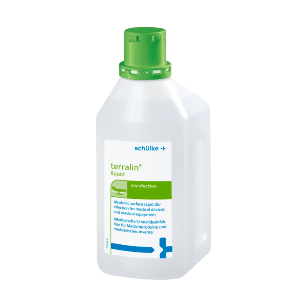 Schülke Terralin® -neste, alkoholinen nopea desinfiointi, 1L | Pullo (1 l)