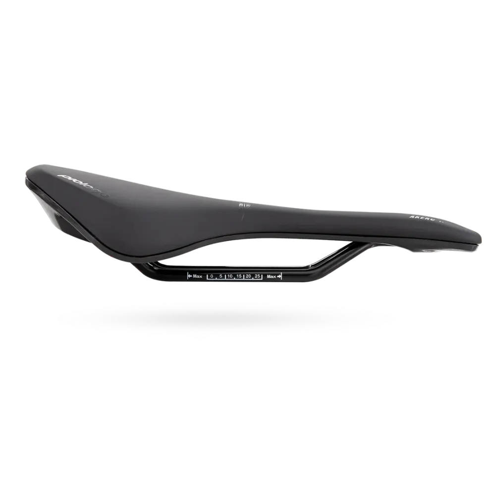 PROLOGO AKERO R RECYKLOVANÉ sedlo PAS Ocelové kolejnice 150mm