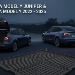 TESLA pro model Y+ Juniper 2025 Trunk Mat-plné pokrytí TPE Anti-Slip Cargo Liner s těžkou ochranou